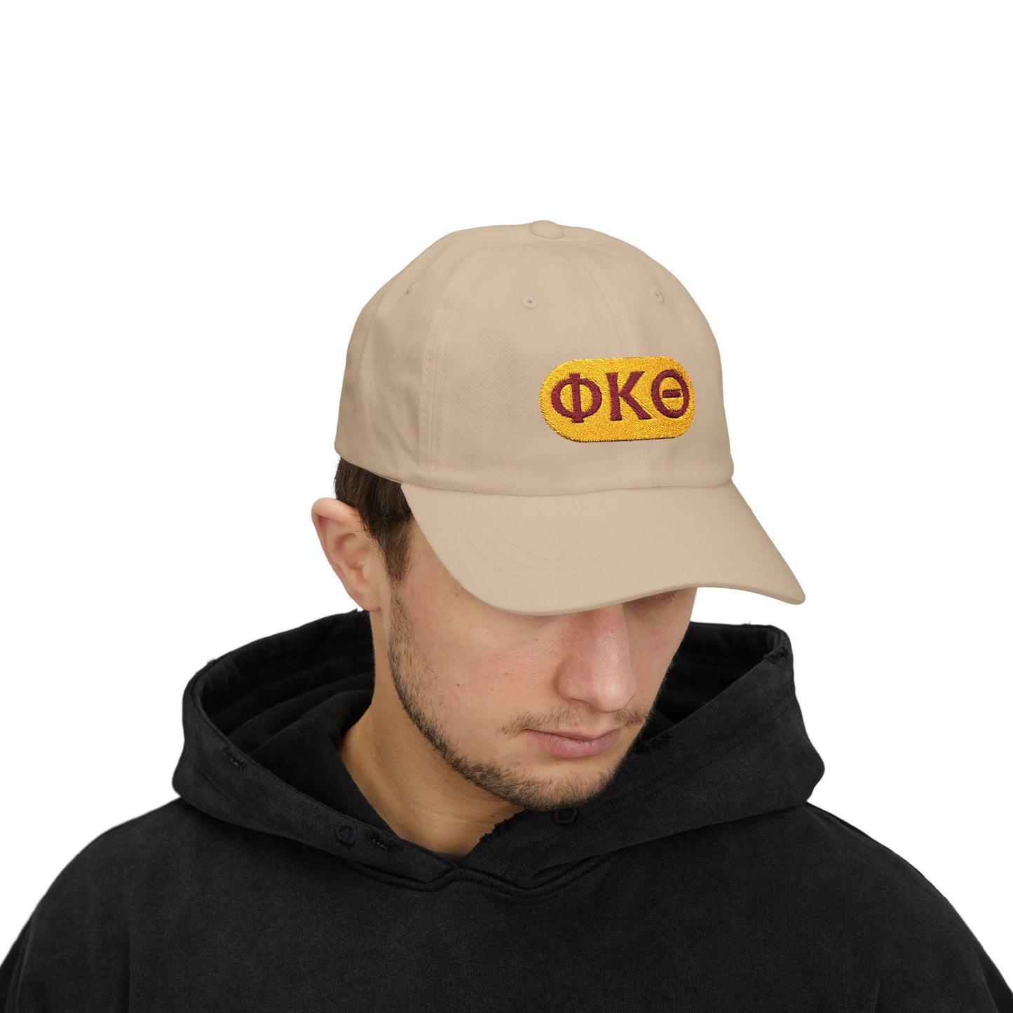 Classic Cap with ΦΚΕ Embroidery - Stylish Casual Hat for Everyday Wear