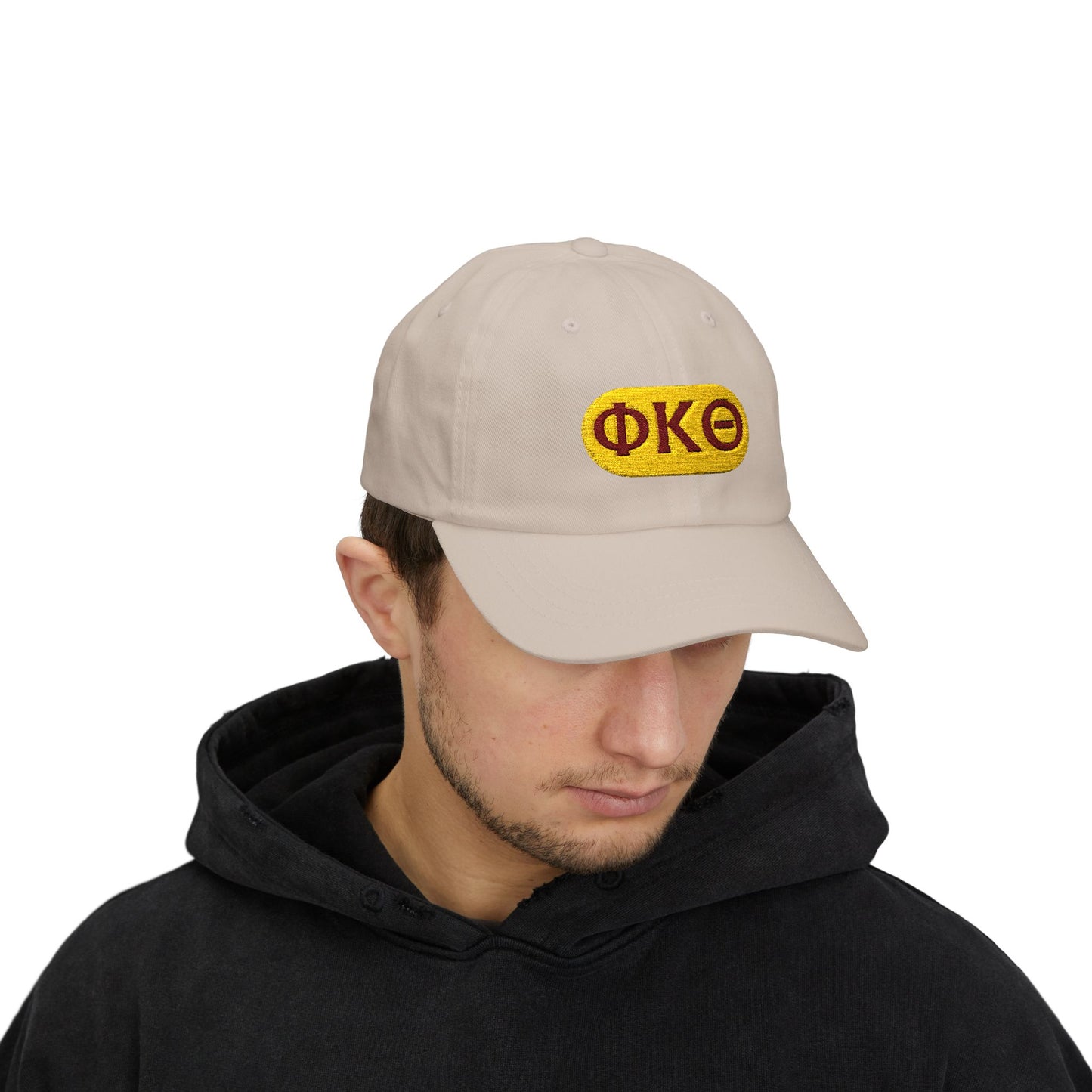 Classic Cap with ΦΚΕ Embroidery - Stylish Casual Hat for Everyday Wear