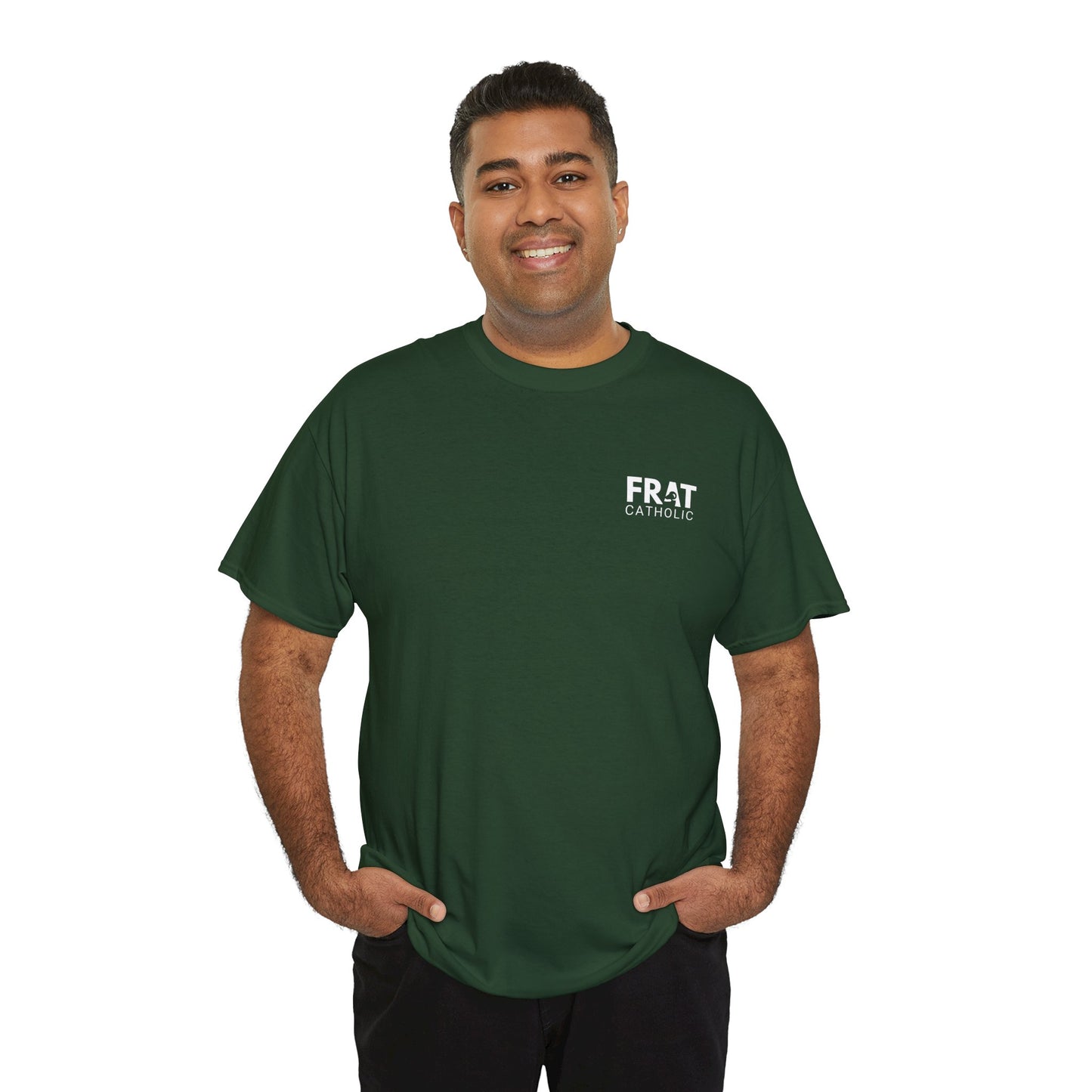 Frat Catholic Comfortable Unisex Heavy Cotton Tee - Perfect for Everyday Wear