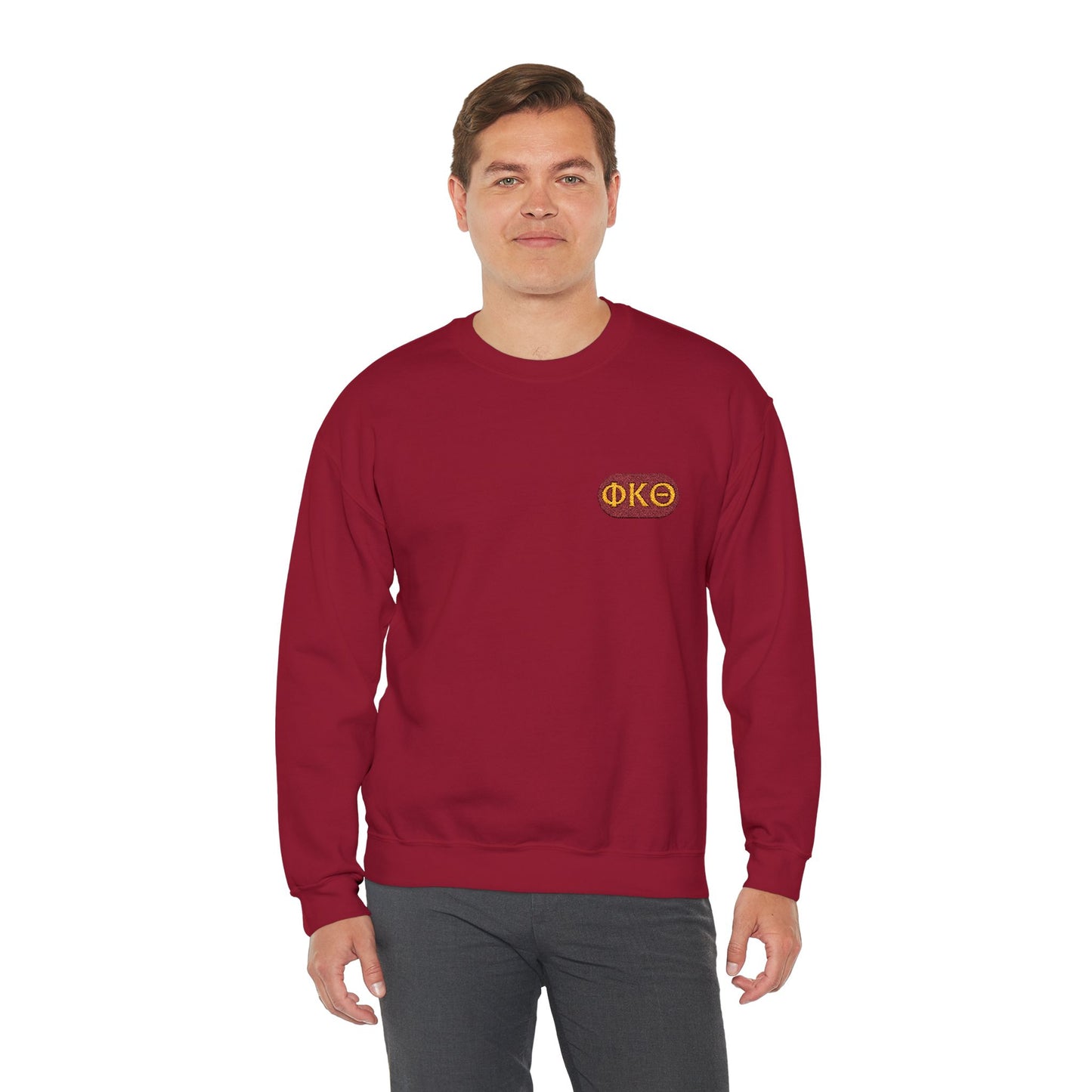 Letters Sweatshirt for Members Unisex Heavy Blend™ Crewneck Sweatshirt - ΦΚΘ