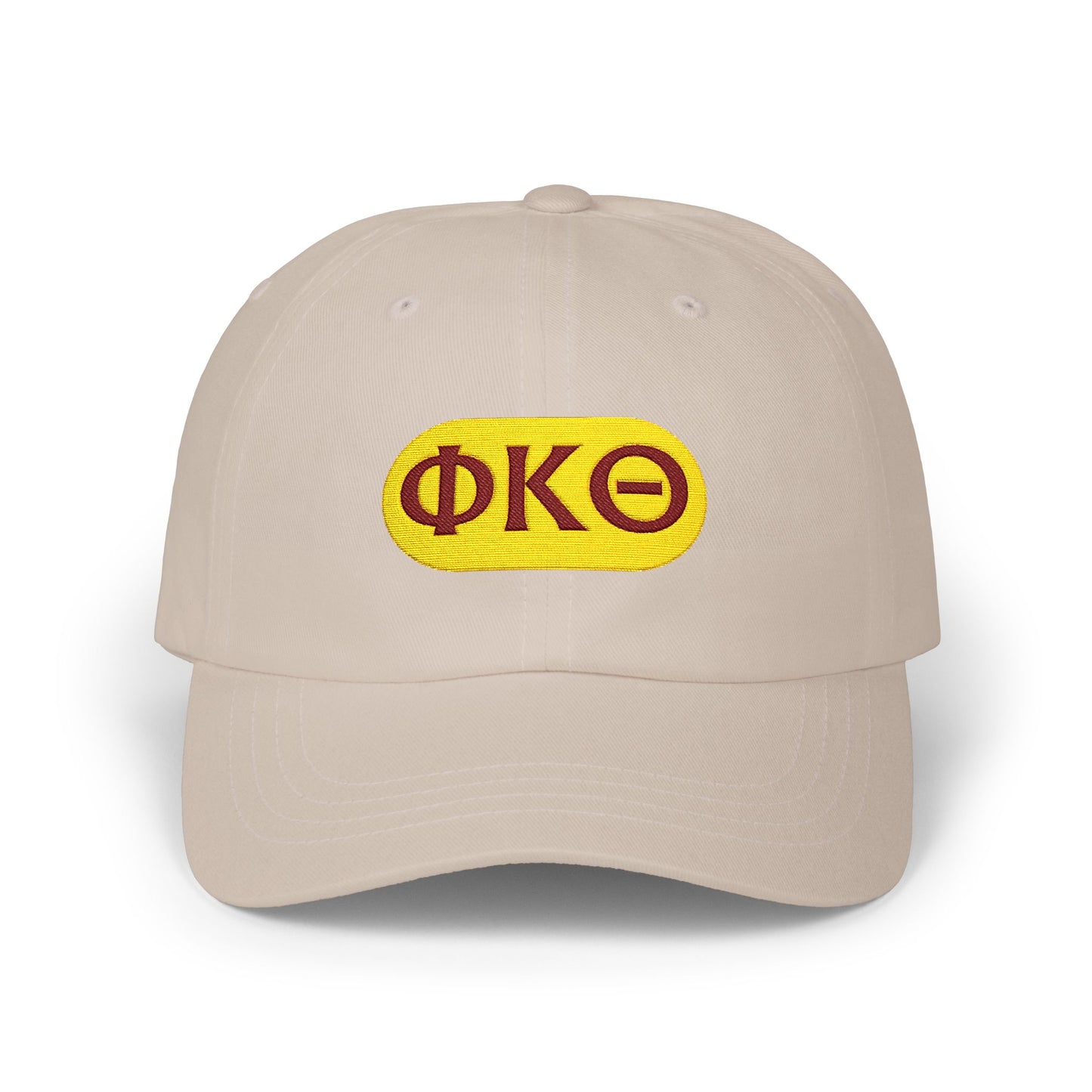 Classic Cap with ΦΚΕ Embroidery - Stylish Casual Hat for Everyday Wear