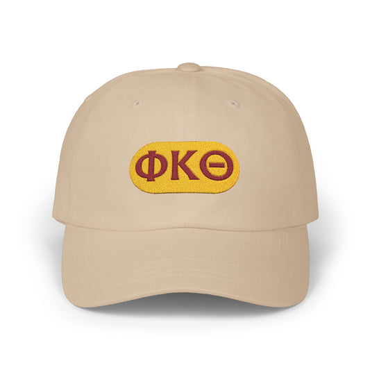 Classic Cap with ΦΚΕ Embroidery - Stylish Casual Hat for Everyday Wear