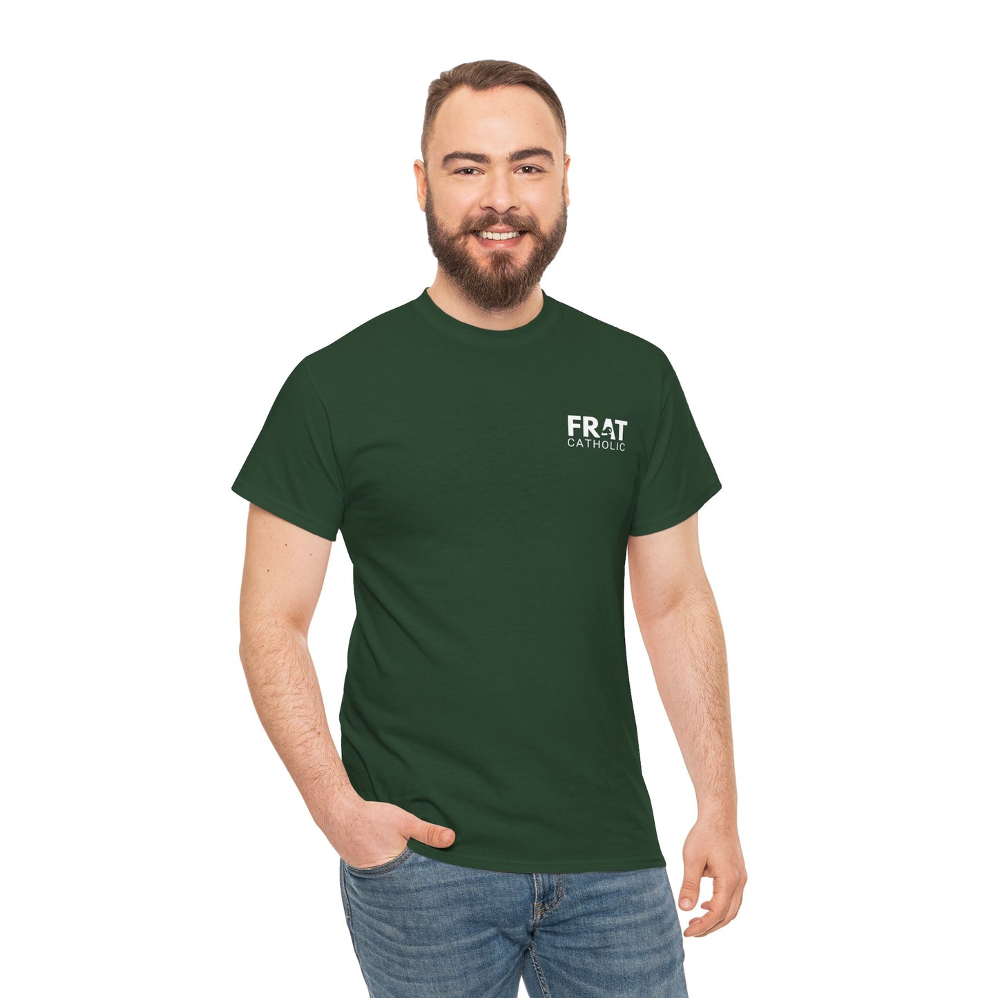 Frat Catholic Comfortable Unisex Heavy Cotton Tee - Perfect for Everyday Wear