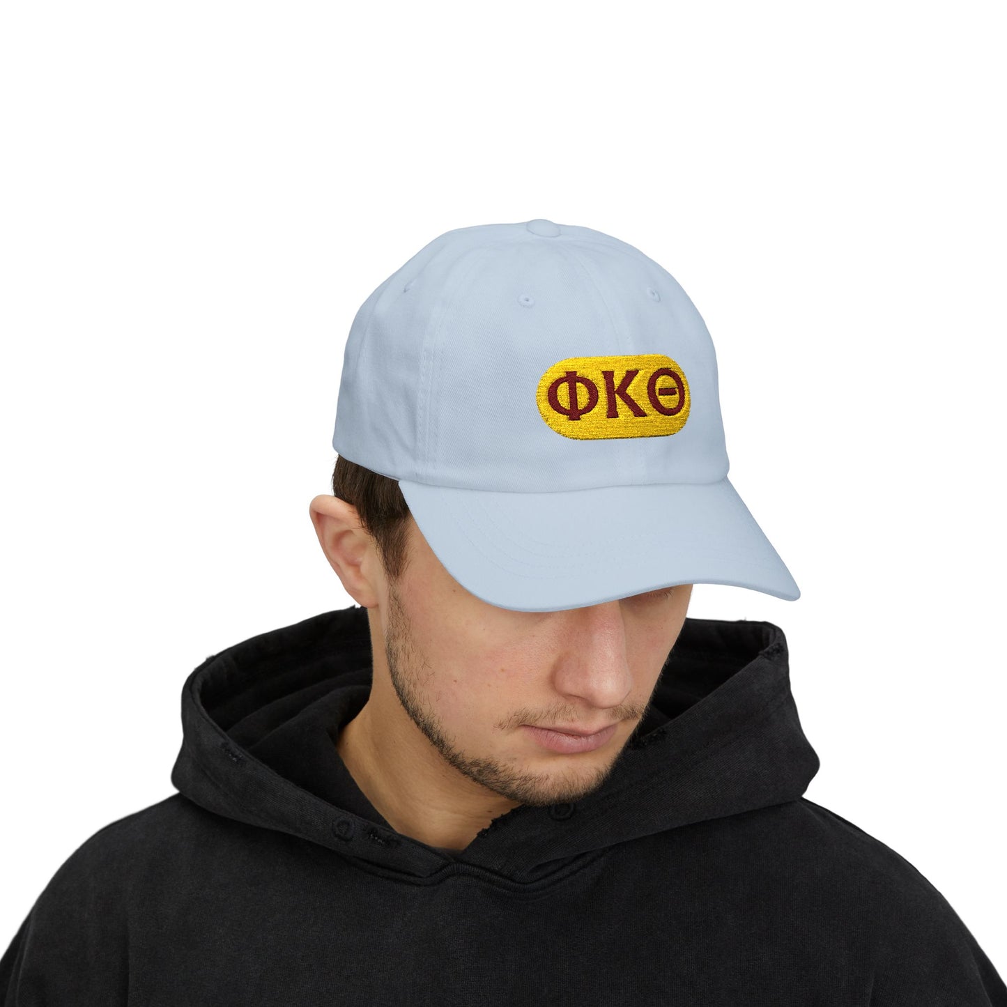 Classic Cap with ΦΚΕ Embroidery - Stylish Casual Hat for Everyday Wear
