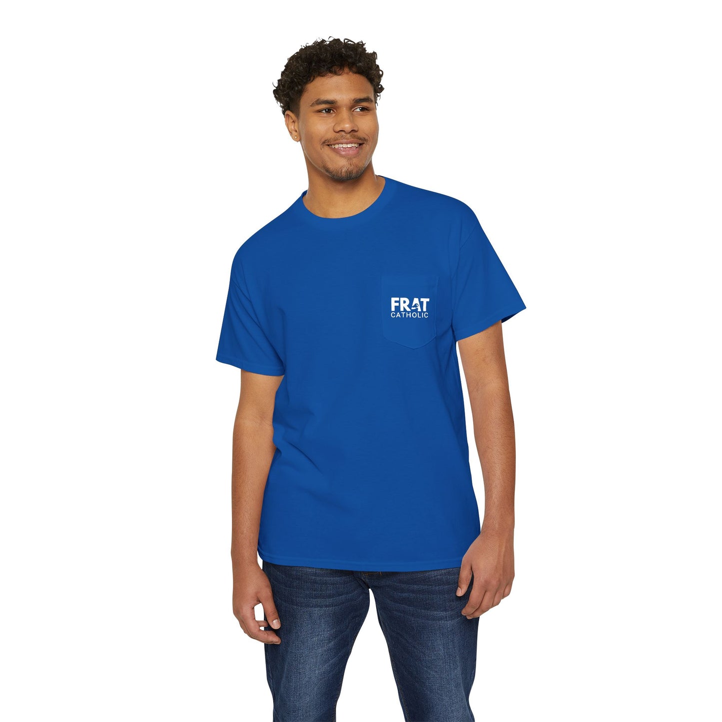 Frat Catholic Unisex Heavy Cotton Pocket Tee