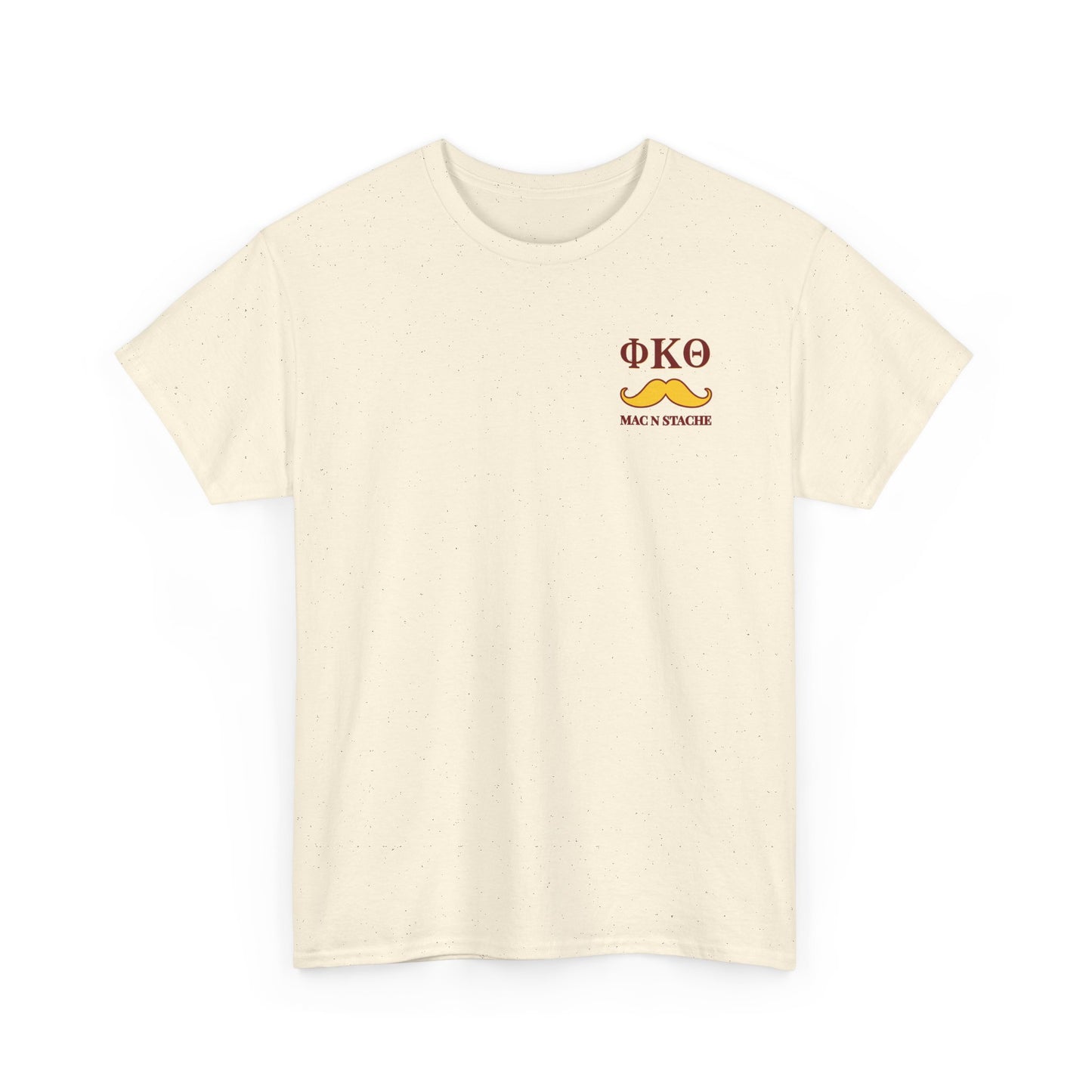 Phi Kap Mac N Stache Unisex Heavy Cotton Tee