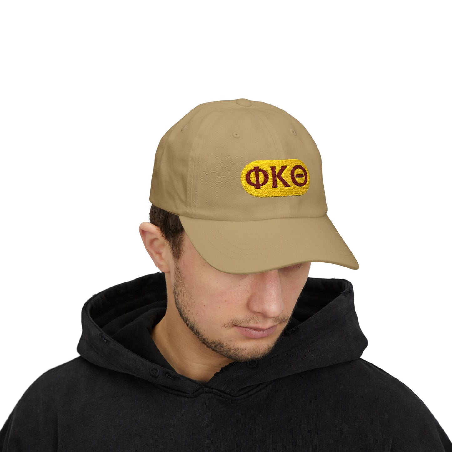 Classic Cap with ΦΚΕ Embroidery - Stylish Casual Hat for Everyday Wear