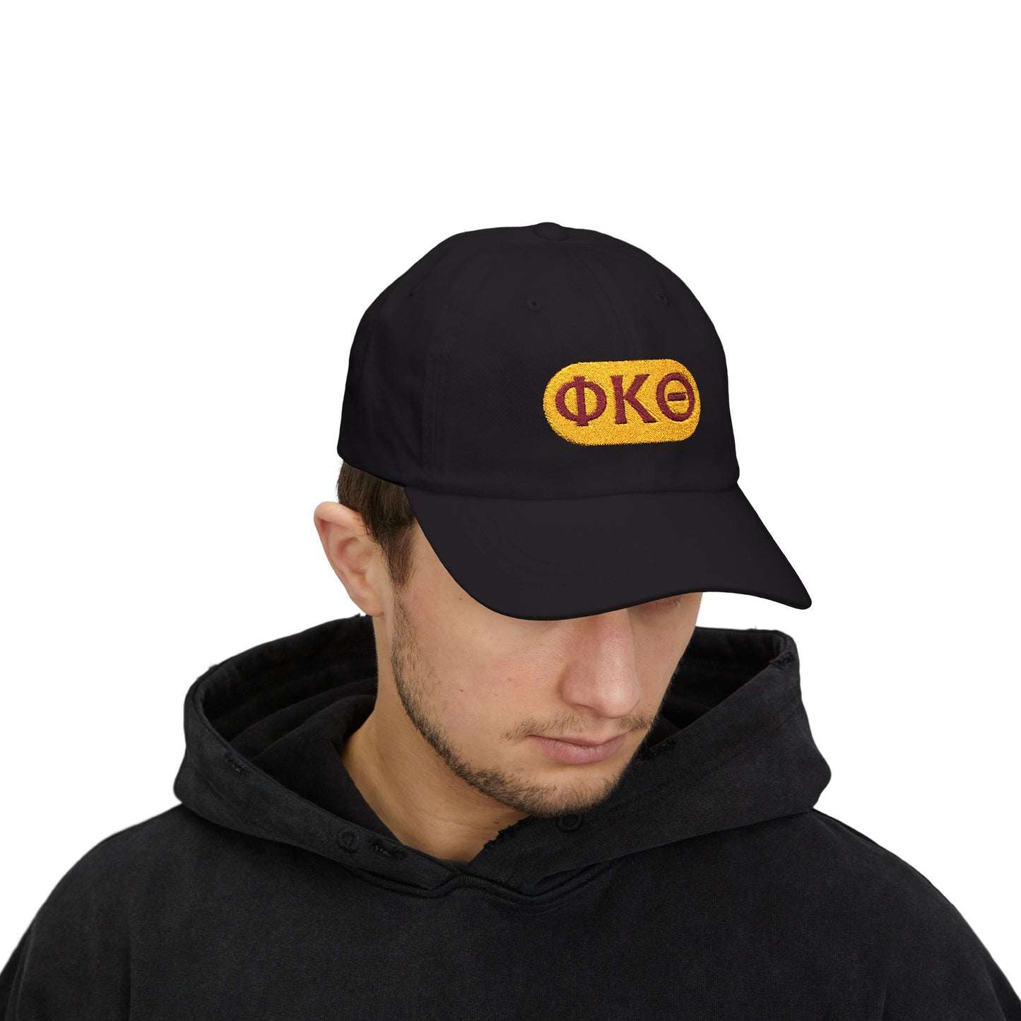 Classic Cap with ΦΚΕ Embroidery - Stylish Casual Hat for Everyday Wear