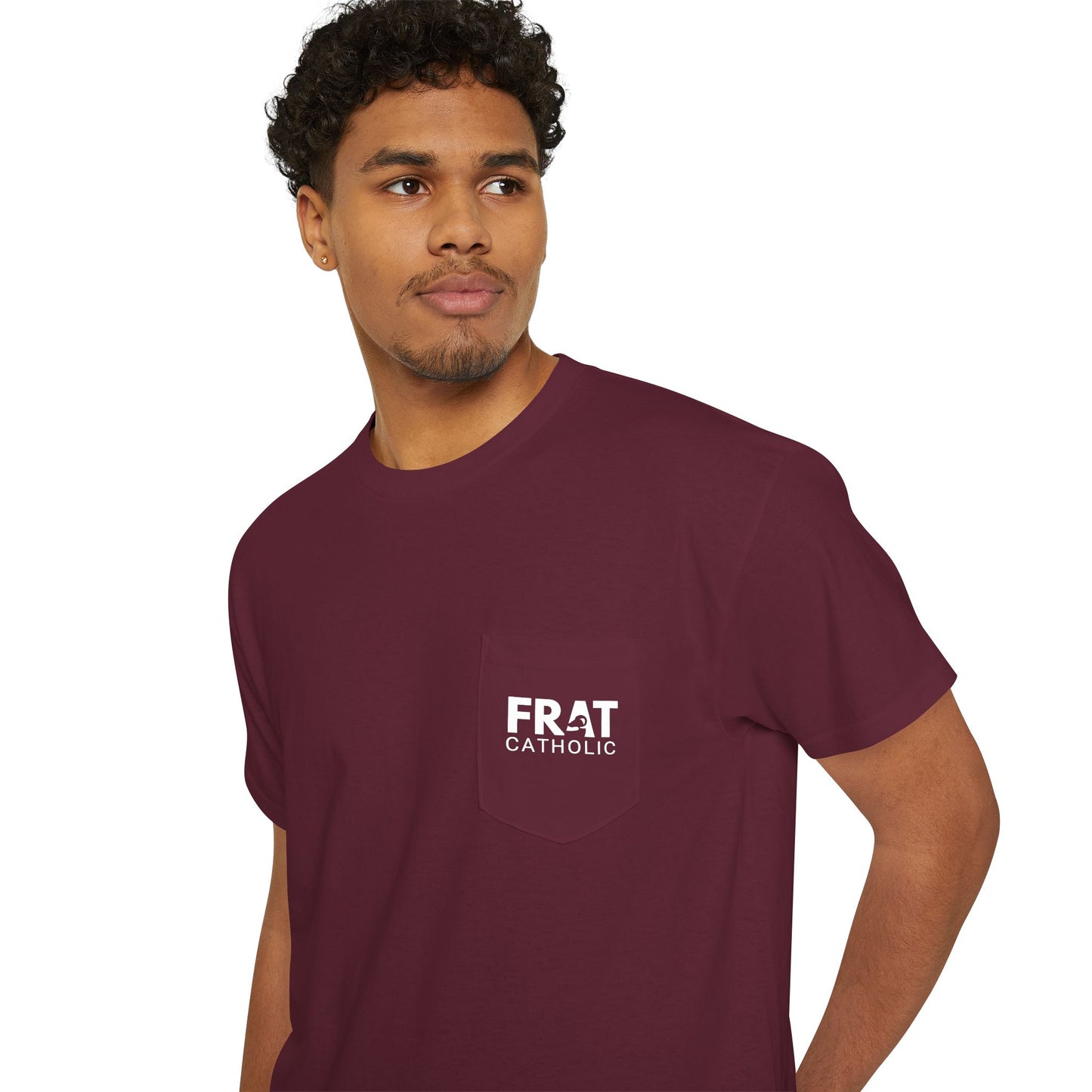 Frat Catholic Unisex Heavy Cotton Pocket Tee