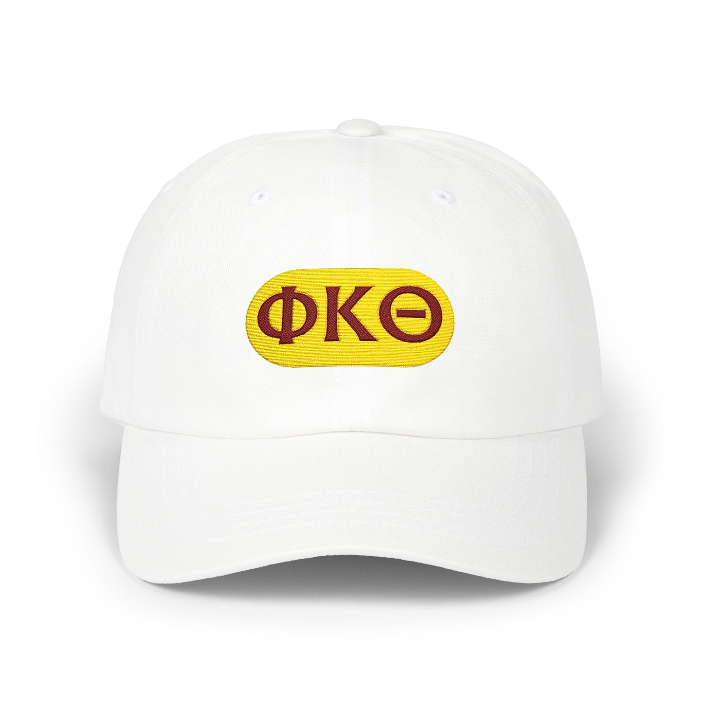 Classic Cap with ΦΚΕ Embroidery - Stylish Casual Hat for Everyday Wear