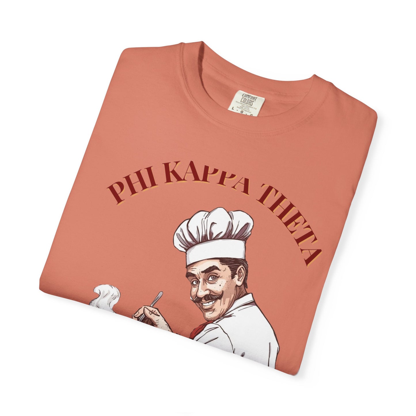 Chef Graphic T-Shirt — "Mac N Stache" Vintage Pasta Chef Tee