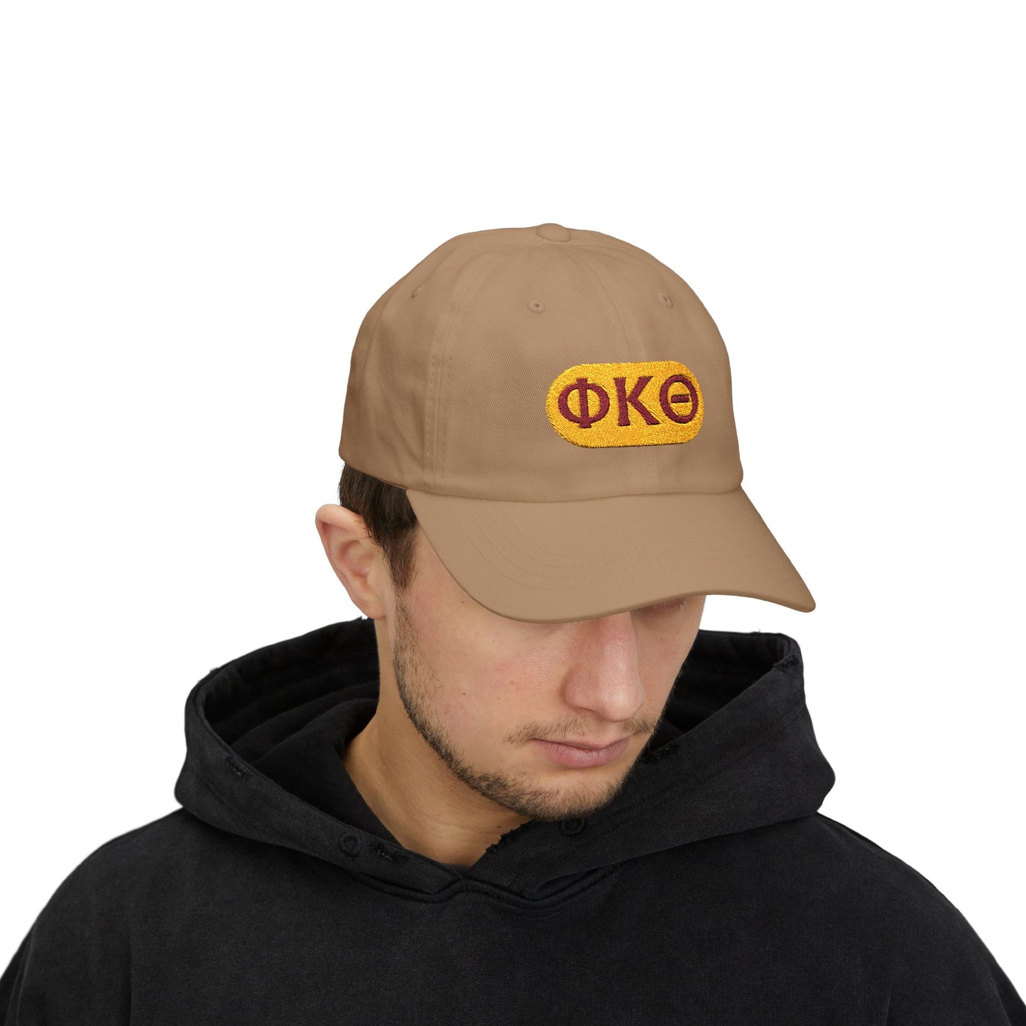 Classic Cap with ΦΚΕ Embroidery - Stylish Casual Hat for Everyday Wear