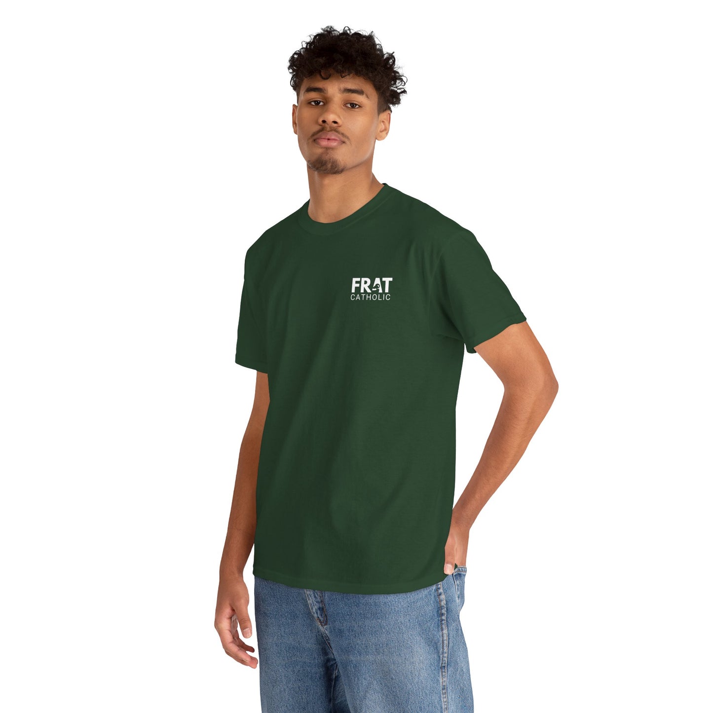 Frat Catholic Comfortable Unisex Heavy Cotton Tee - Perfect for Everyday Wear