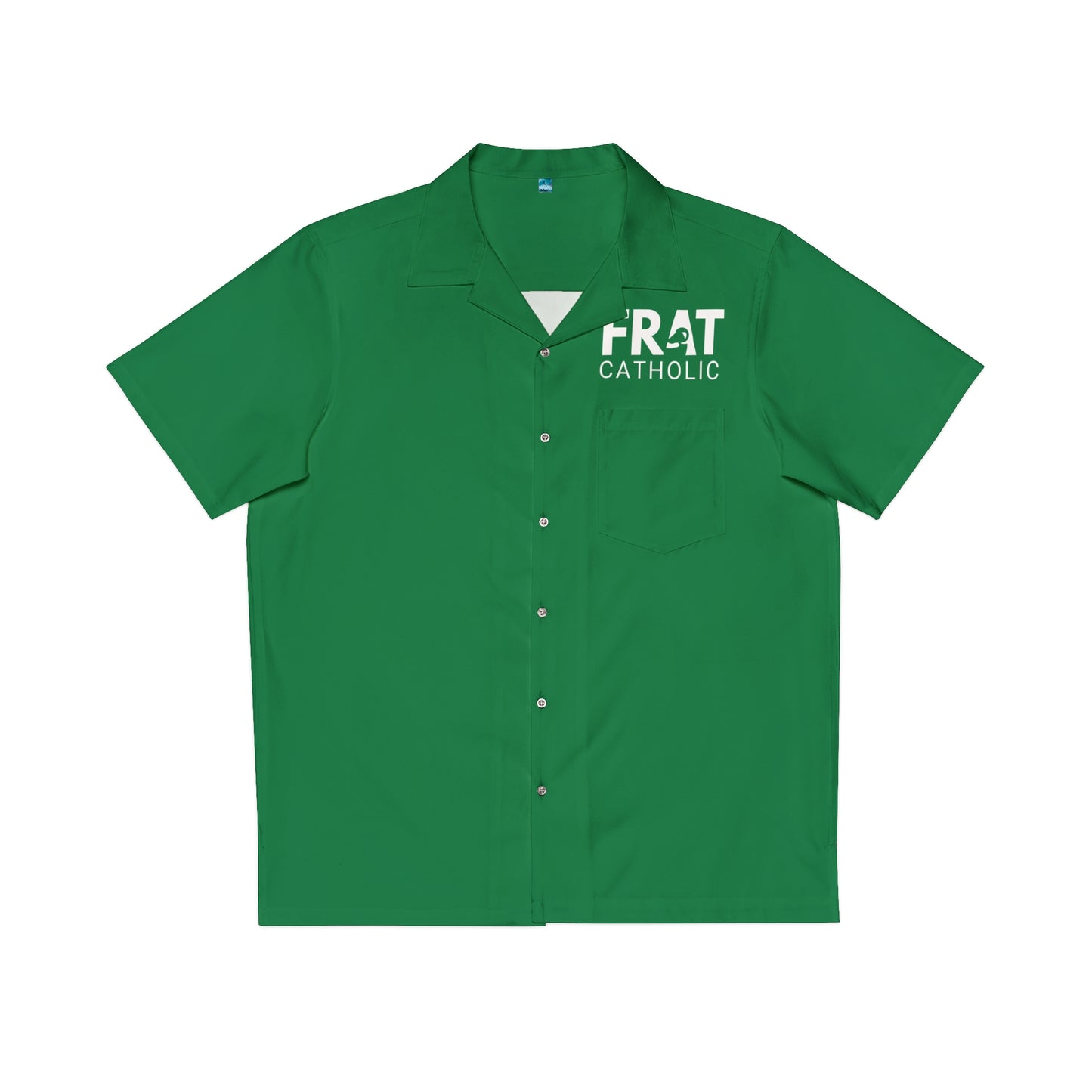 Frat Catholic Men's Hawaiian Shirt - Vibrant Statement Tee for Summer Events