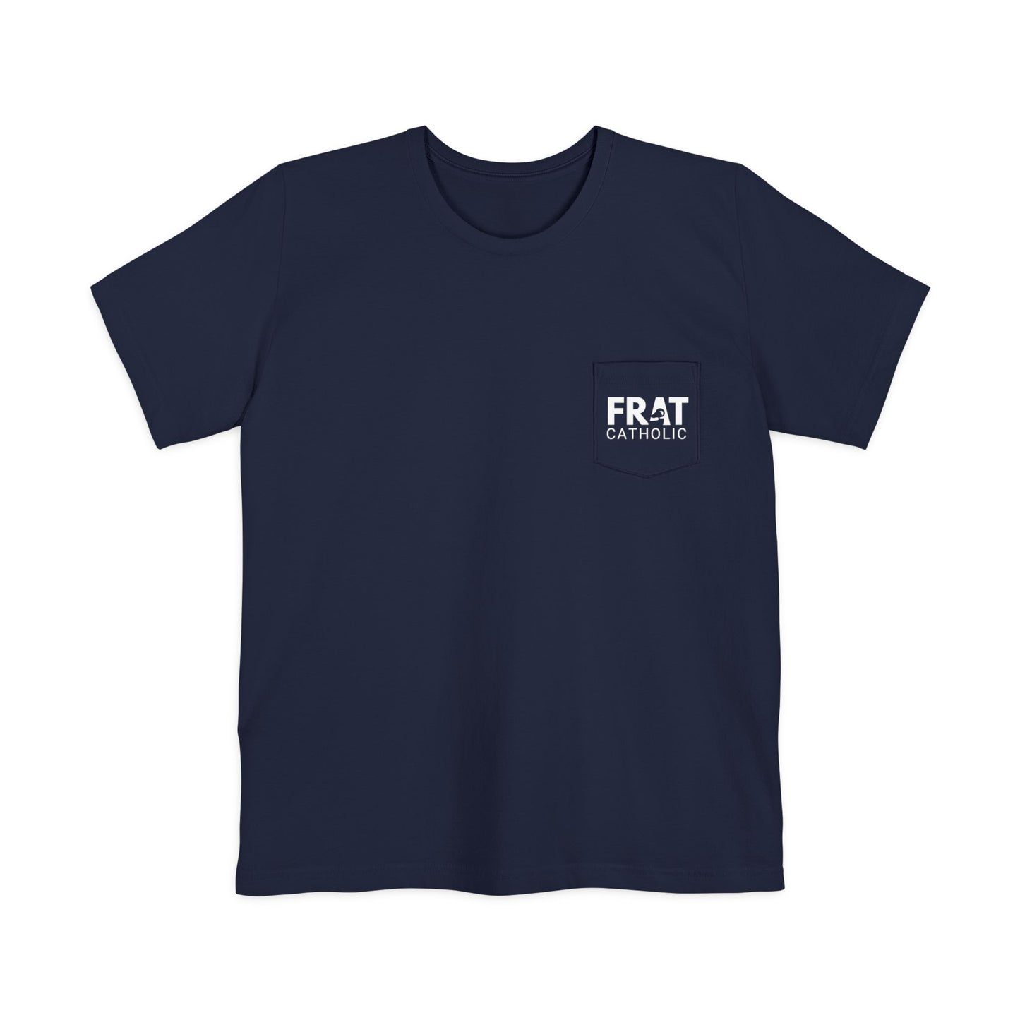 Frat Catholic Casual Unisex Pocket T-Shirt for Everyday Comfort