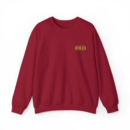 Letters Sweatshirt for Members Unisex Heavy Blend™ Crewneck Sweatshirt - ΦΚΘ